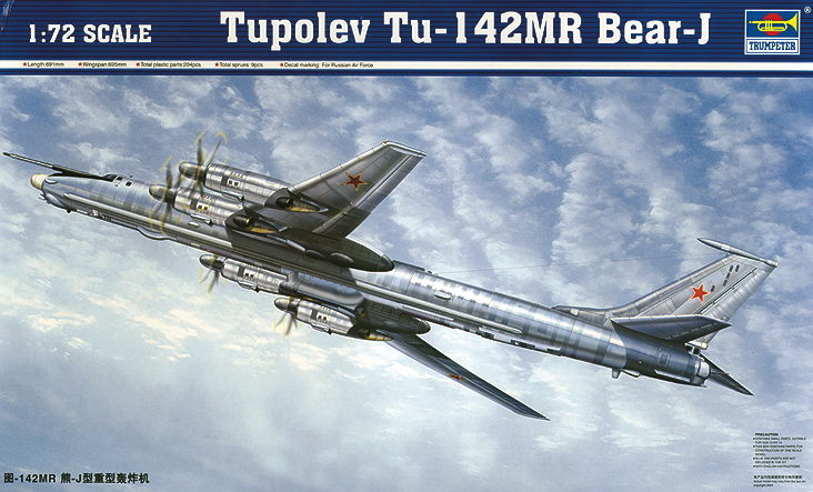 Trumpeter Tupolev Tu 142 Mr Bear J Bomber 1 72 Flugzeug Modellbausatz Ebay