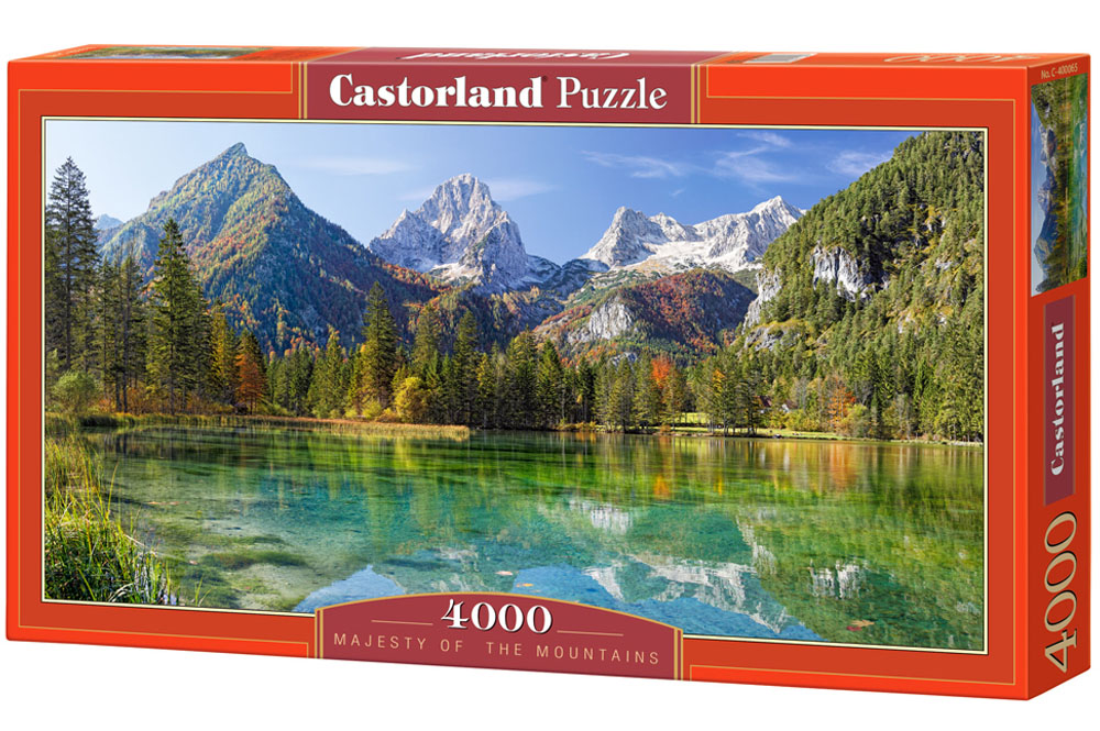 Castorland C-400065 Puzzle Majesty of the Mountains Gebirge See Natur 4000 Teile