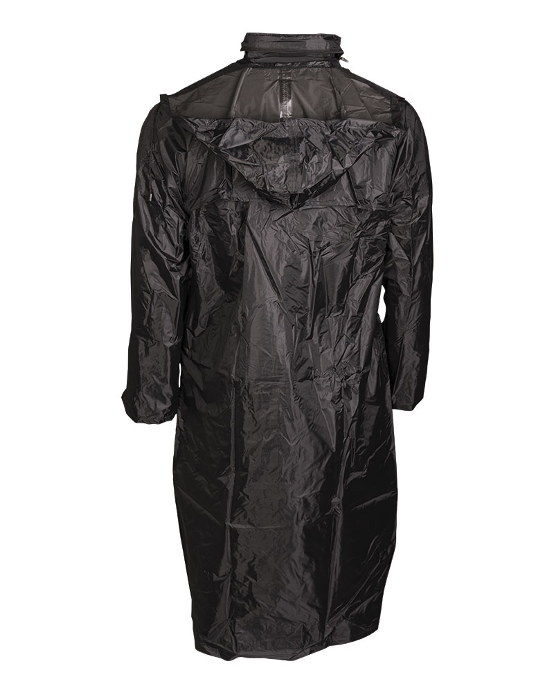 Mil-Tec Raincoat PES/PVC Rain Jacket Rain Gear Jacket Black Olive S-3XL ...