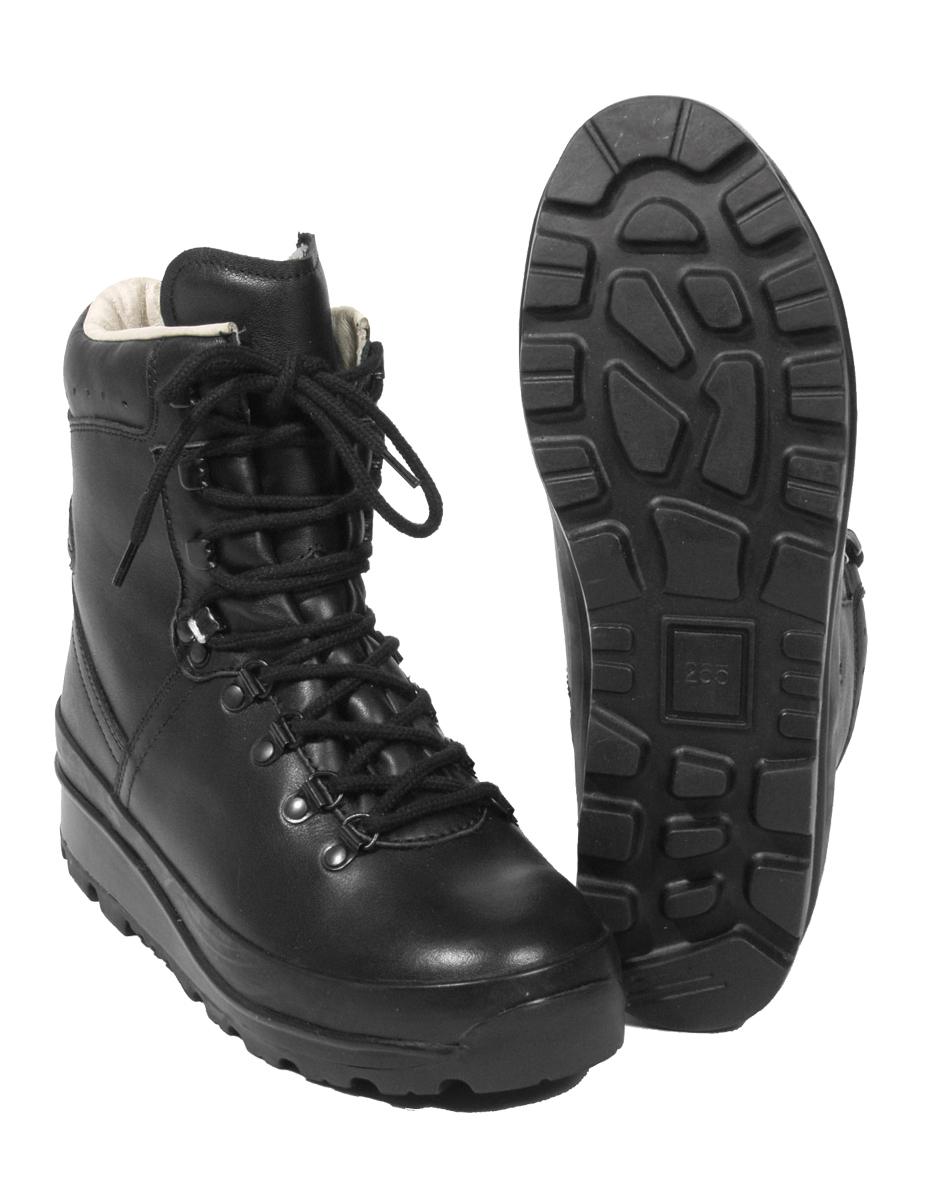 Mil-TEC BW Mountain shoes Laminate Mountain Boots Army Combat Boots ...