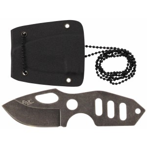 FoX Outdoor Neck-Knife "Neck I" Stonewashed 13,5cm